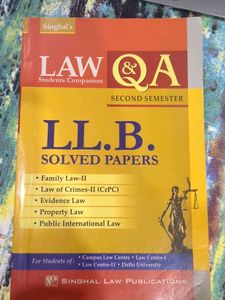 LLB Solved Papers - Singhal