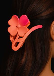 2 Cute Flower Hair Clips