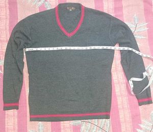 Vintage Wool Blend V-Neck Sweater
