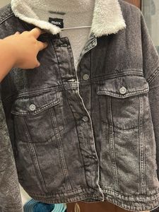 Denim Sherpa Jacket