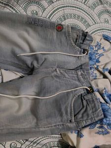 Stylish Grey Denim Jeans