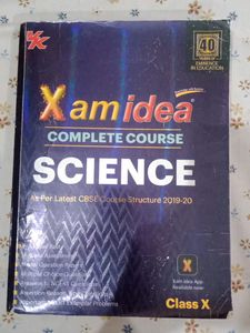 Xam idea Science Class 10 (2019-20) CBSE
