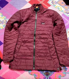 Burgundy Padded Jacket