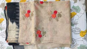 Elegant Embroidered Saree