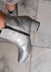 Long Grey Boot