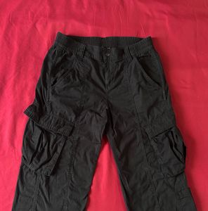 H&amp;M Black Cargo Pants