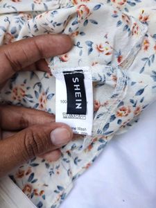 Shein Floral Crop Top