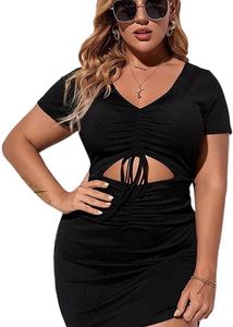 Black Cut Out Dress