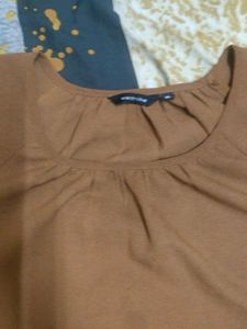 Brown Colour Tshirt