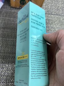 MCaffeine ultra light sunscreen