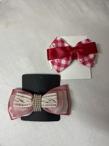 Handmade Hair Bows - Set of 2