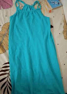 Blue Sleeveless Night Wear 💙