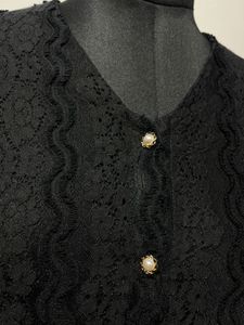 Elegant Black Lace Top