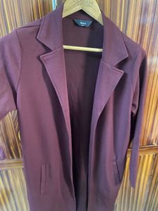 Burgundy Duster Coat