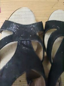 Black Shimmer Wedges