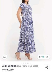 Zinc London Floral Print Dress