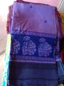 Multiple Cotton Sarees With Unique Patterns