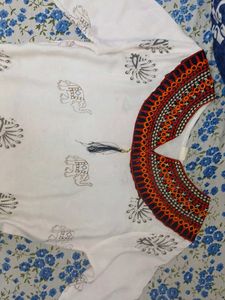 Elephant Print Tunic Top