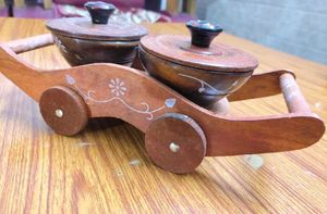 New Unused Wooden Vintage Carriage