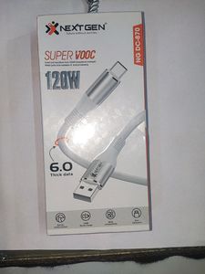 NEXTGEN SUPER VOOC 120 W Type C Data Cable