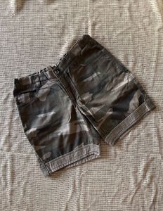 Military print shorts
