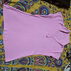 Cute Pink Polo Top