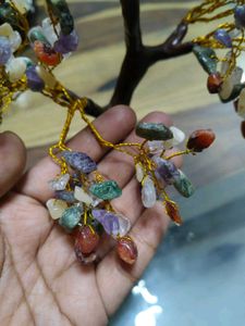 Multi Stone Natural Crystal Bonsai Tree For Decor
