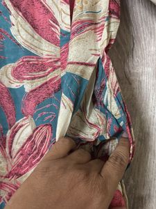 Blue Pink Kurti