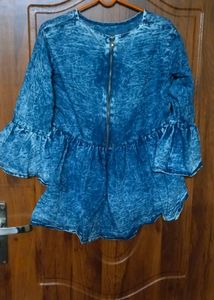 Blue Denim Top
