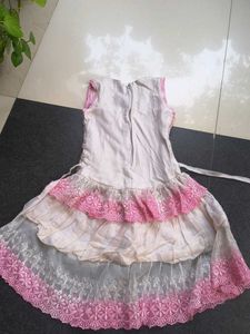 Cute Pink Embroidered Dress