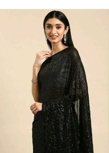 BRAND NEW DESIGNS SAREE WITH ATTACH BLOUSE PIECE