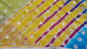 Multi Color Lahariya Saree