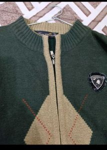 Green Argyle Sweater