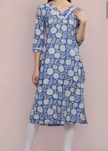 Floral Print Kurta Set
