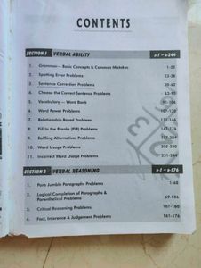 Verbal Ability &amp; Comprehensive For CAT