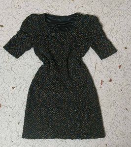 Textured Mini Dress