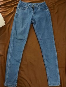 Blue Skinny Jeans Stretchable