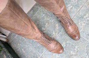 Genuine Soft Leather Long Boots