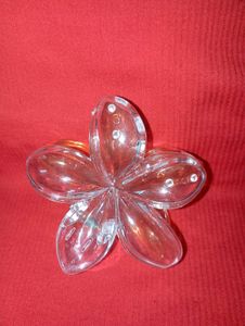 Orange Flower Hair Clip