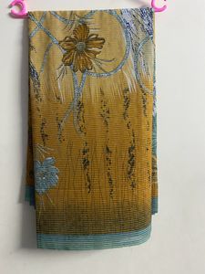 Beautiful Mustard Yellow Color Saree