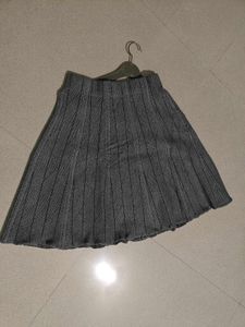 Striped Gray Skirt