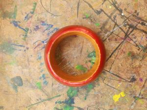 Tomato Red Bangle Bracelet