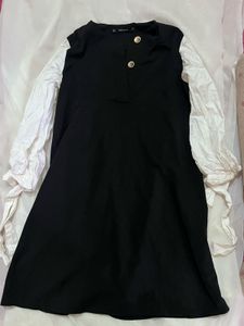 Zara Color Block Mini Dress