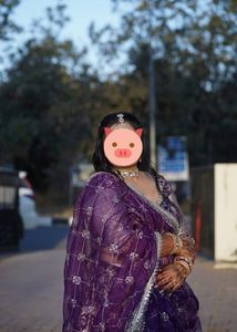 Purple Lehengha Choli