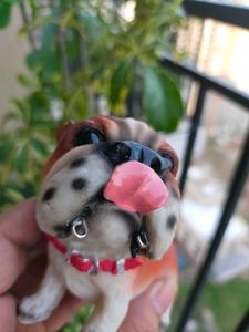Vintage Bulldog Figurine For Home, Garden