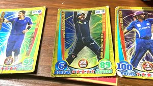 3 Gold Cricket Attax Cards 2012 Edition