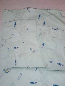 Surfboard Print Button-Down Shirt