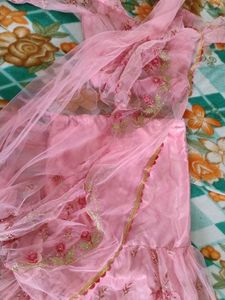 Lehenga Saree in pink colour