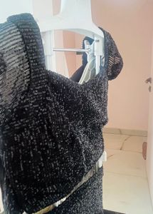 Instant Sequence Saree