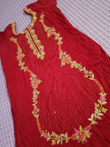 Red Kurta